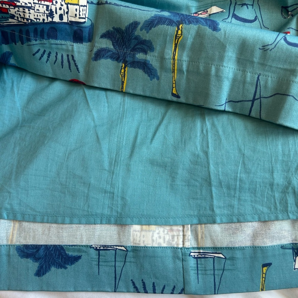 Biden Lola Midi Skirt Size 6R Blue - Picture 6 of 8
